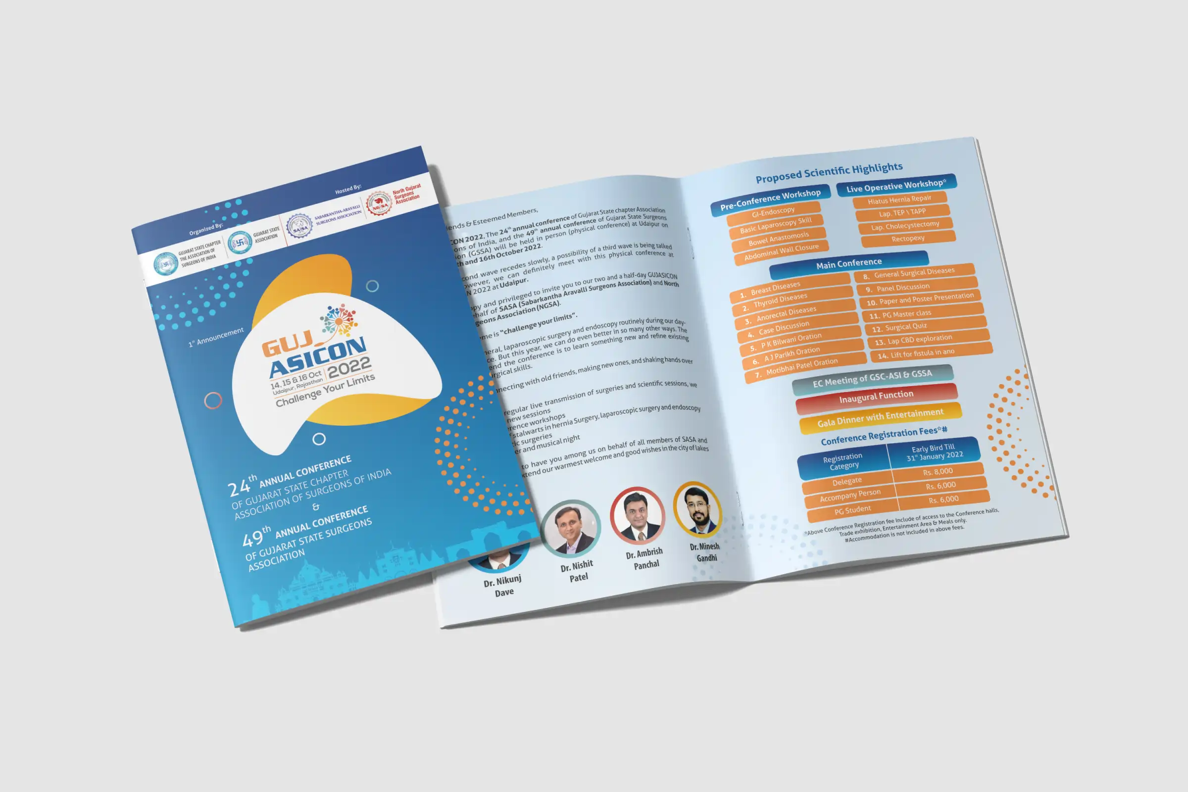 Brochure and print system designed by Laksharc Design, Ahmedabad