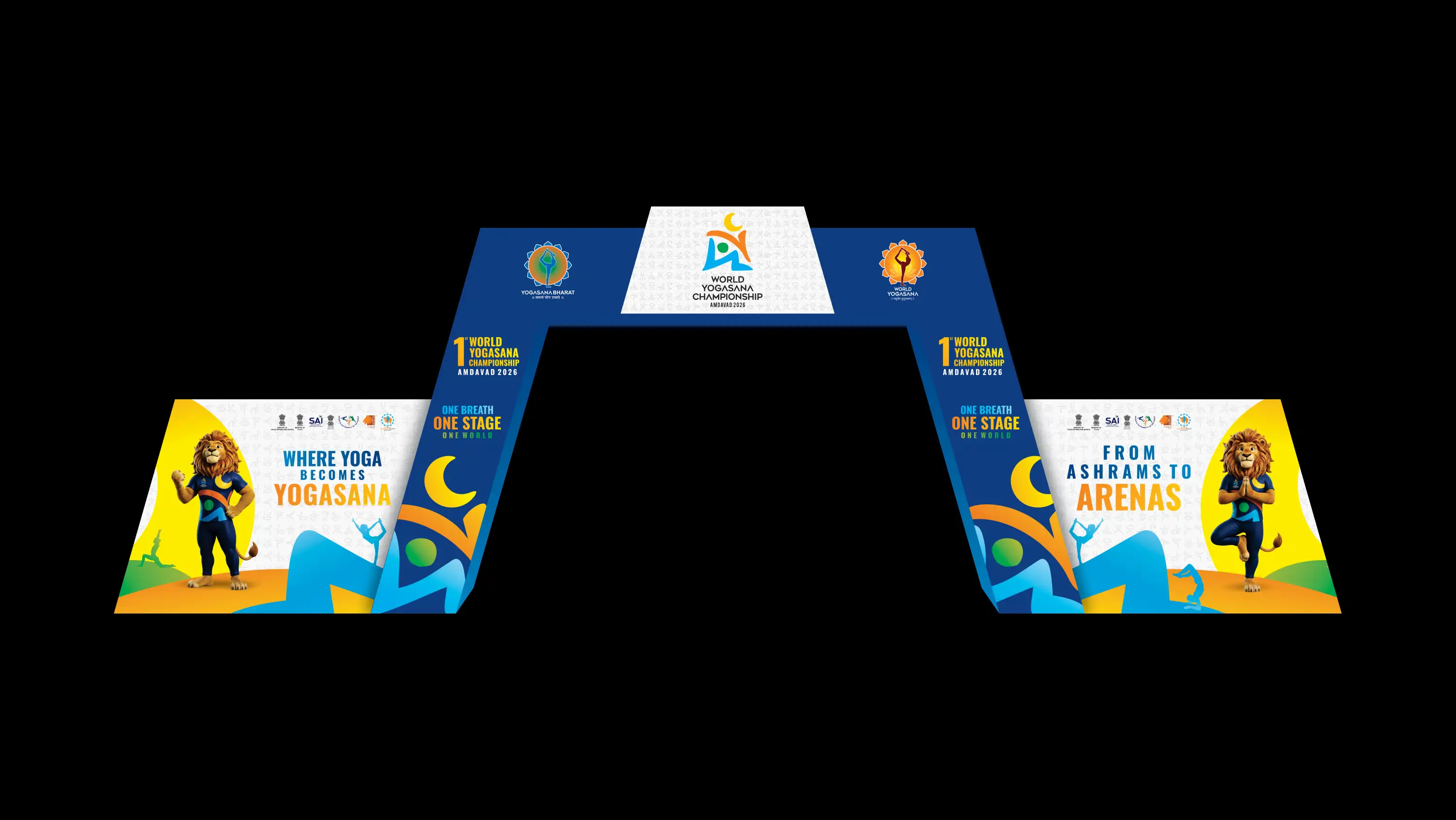 Event gate design and brand activation by Laksharc Design, Ahmedabad