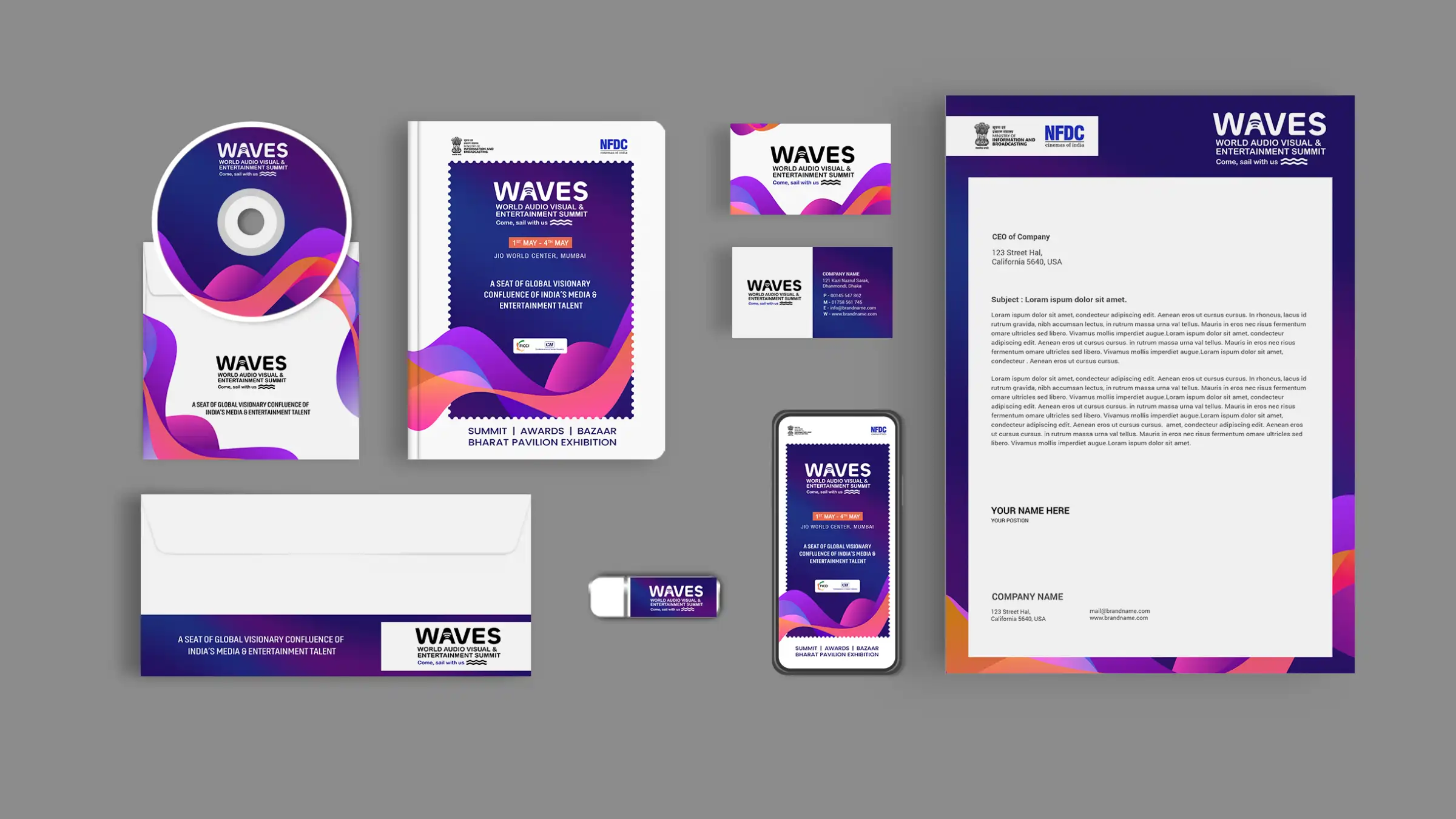 Venue branding by Laksharc Design, Ahmedabad