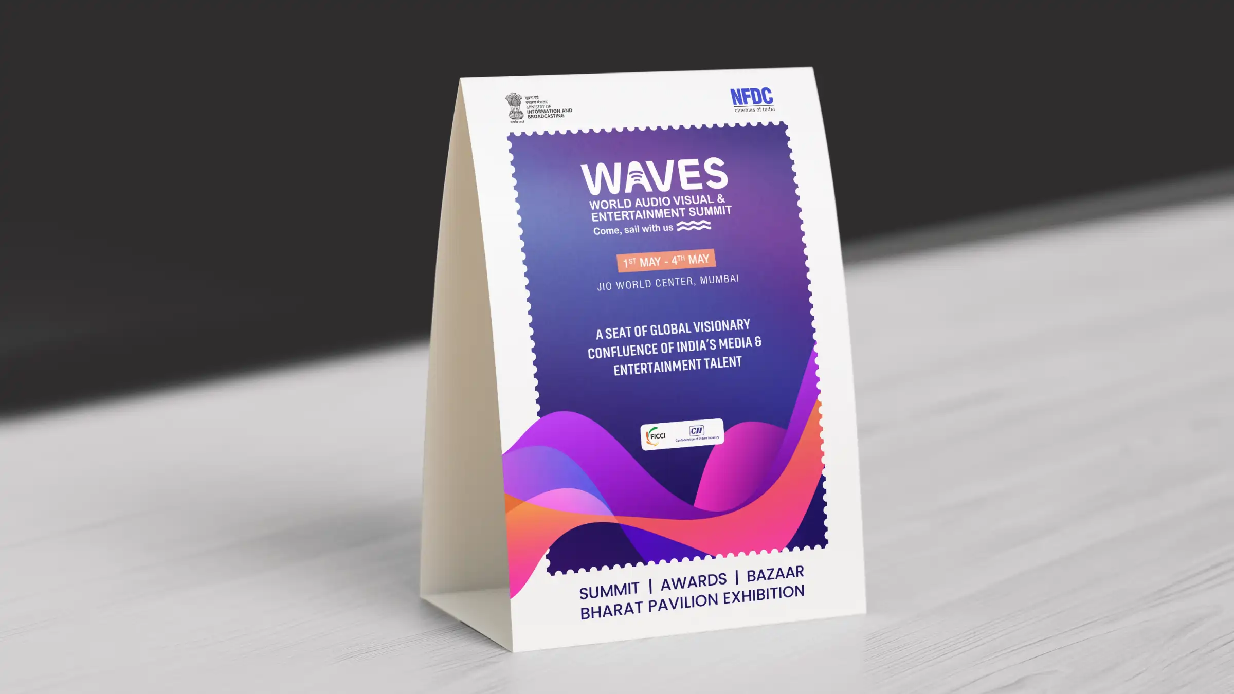 Venue branding by Laksharc Design, Ahmedabad