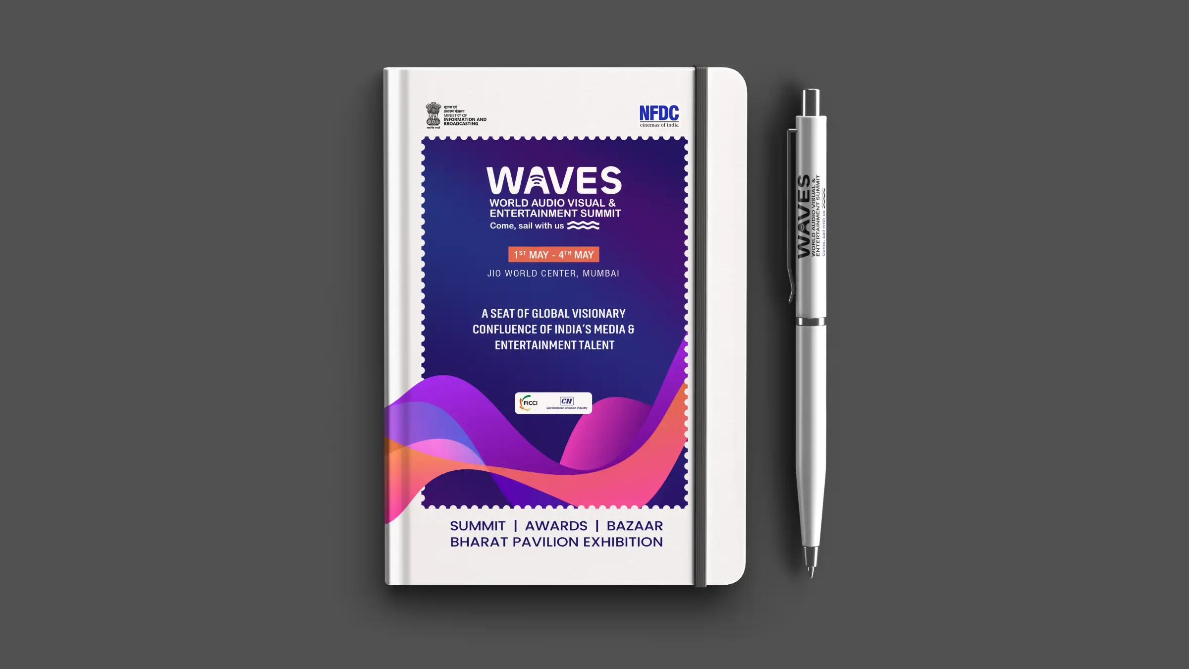 Venue branding by Laksharc Design, Ahmedabad