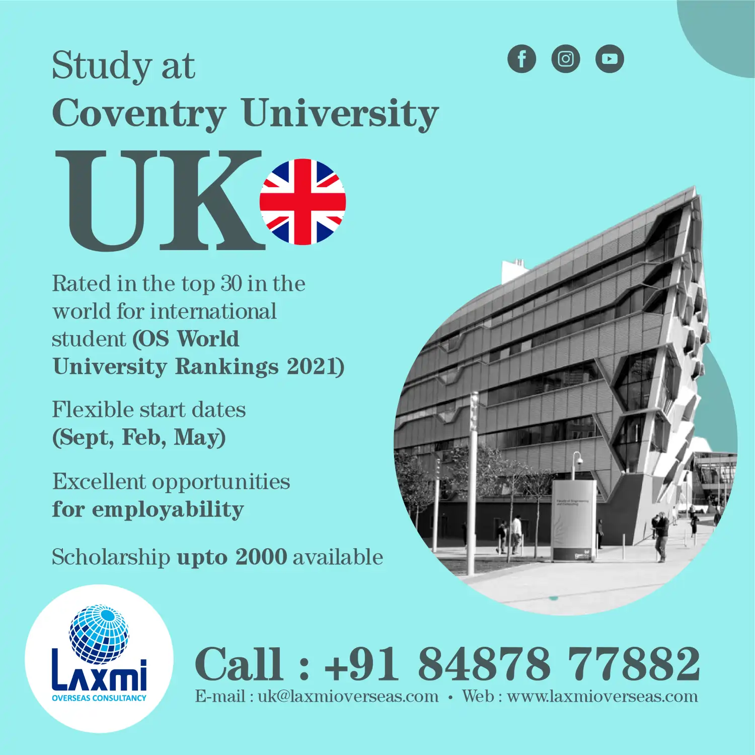 Social media post by Laksharc Design, Ahmedabad