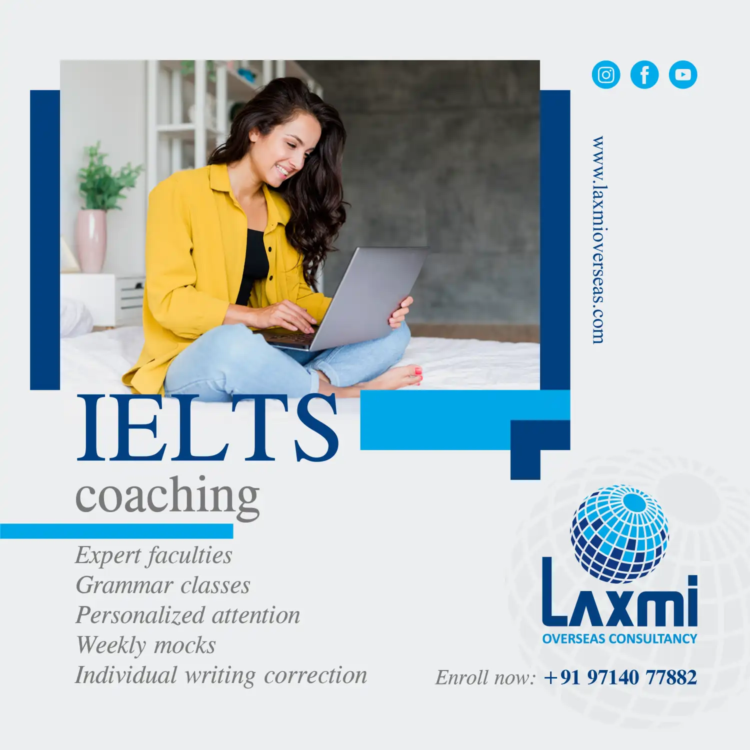 Social media post by Laksharc Design, Ahmedabad