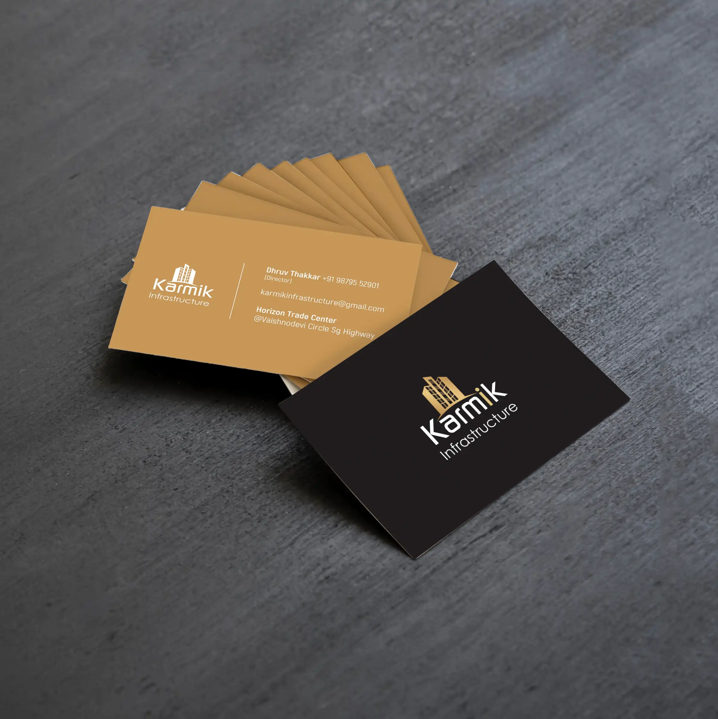 Visiting card design 6 by Laksharc Design, Ahmedabad
